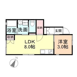 ルマーク【1階】の間取り