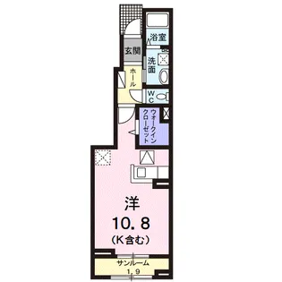 ローレルNSⅧ【1階】の間取り