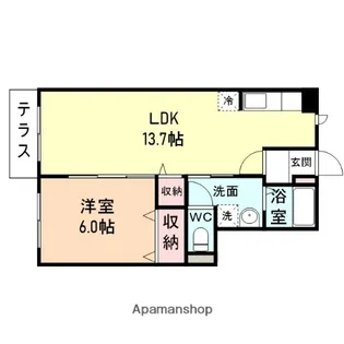 グランヴェールⅡ C棟【1階】の間取り