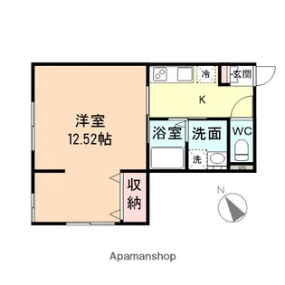 ソシアメゾンドⅢ【101号室】の間取り