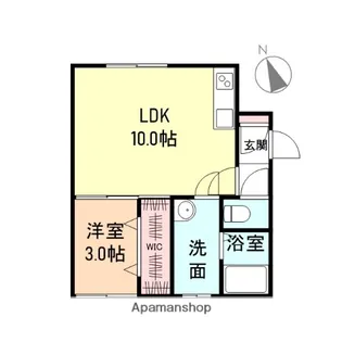 リフージョ太閤山Ⅲ【2階】の間取り