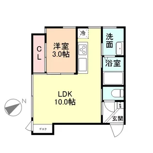 PRIMO【1階】の間取り