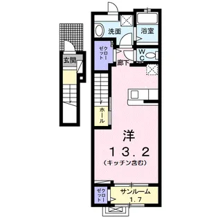アミスターK Ⅱ【2階】の間取り