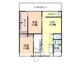 FIESTA野村【207号室】の間取り