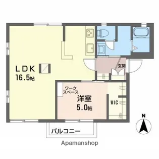 ぴゅあめぞんフレグランスB【2階】の間取り