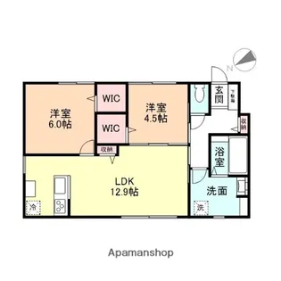 CHILL(手崎)【2階】の間取り