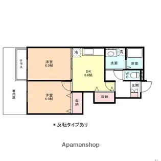 メゾン・アネックス B棟【103号室】の間取り