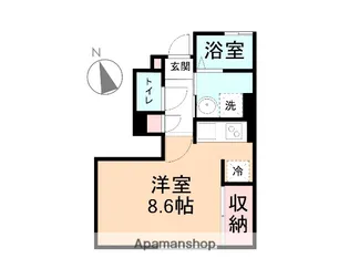 ミライエ・アール【1階】の間取り