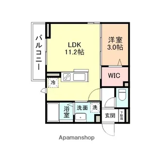 ラルジュⅡ【2階】の間取り