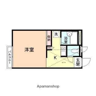 薫ハイム【1階】の間取り