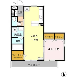ルナリエK【3階】の間取り