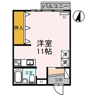パールハイツとなみ1【2階】の間取り