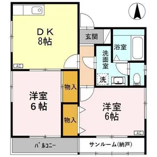 アムール・コルン【2階】の間取り