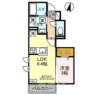 エルミタージュⅡ【1階】の間取り