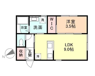 LOKAHI【1階】の間取り