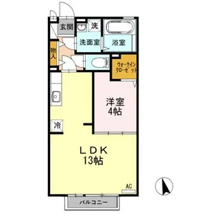 SKモナリエ【2階】の間取り