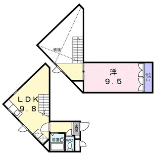 ツインパレスさくら台NORTH【4階】の間取り