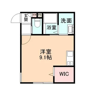 レージュ太閤山Ⅲ【1階】の間取り