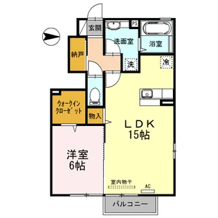 にゅうまごびれっじII【1階】の間取り