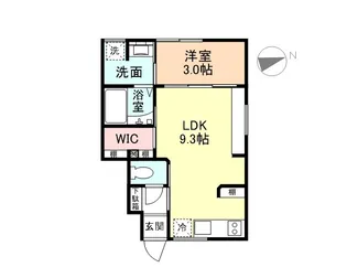 LAPIS CORAL【1階】の間取り