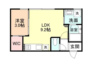 INTEGRAL SORATO【203号室】の間取り