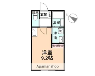 IRODORI A【203号室】の間取り