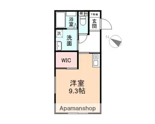 IRODORI A【110号室】の間取り