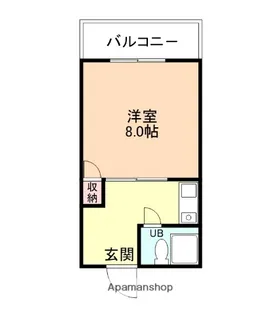 富山県射水市三ケ【マンション】の間取り