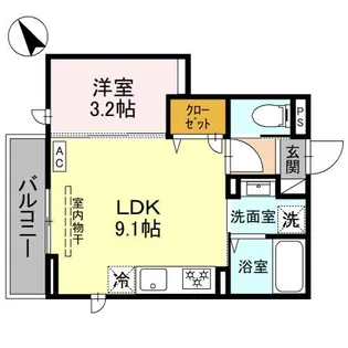 THE・TRANGUIL(ザ・トラングイル)【2階】の間取り