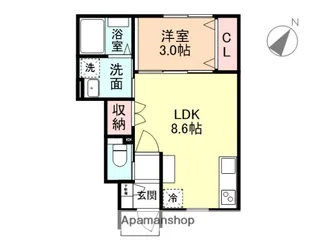 SOLANAⅡ【1階】の間取り