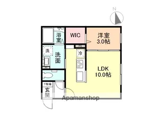 EDGEMOMENT泉町【101号室】の間取り