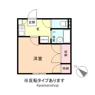 富山県高岡市荻布新町【アパート】の間取り