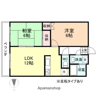 エスポワール大島【2階】の間取り