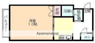 カトレーヌ小杉【308号室】の間取り
