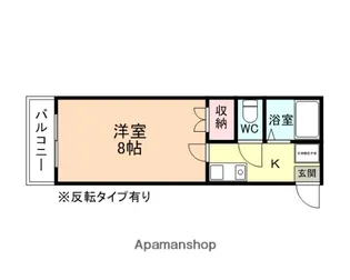 ピアーチェ小杉【201号室】の間取り