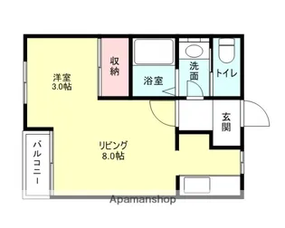 ワンダフルひばり【205号室】の間取り