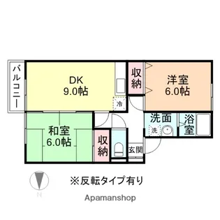 COPOひばり【103号室】の間取り