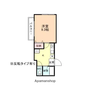 グッドヒルズ海王【8階】の間取り