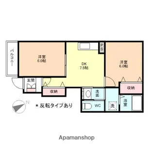 メゾン・アネックス A棟【101号室】の間取り