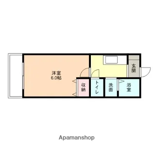 富山県高岡市守護町2丁目【アパート】の間取り