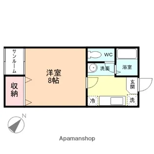 コータース・ダイワ【101号室】の間取り