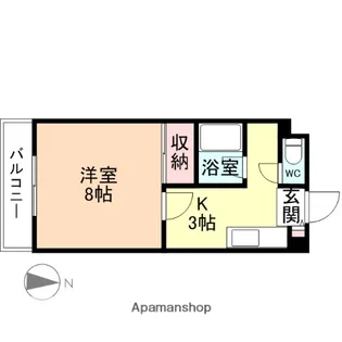 レジデンス・タカシ【2階】の間取り