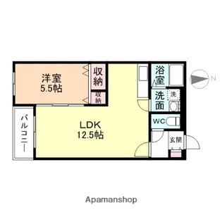 ハートフルサンライズ【3階】の間取り