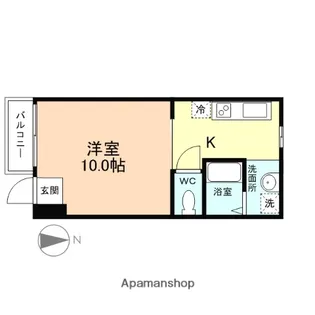 第3KSビル【3階】の間取り
