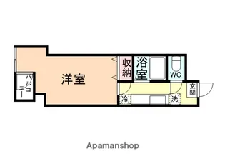信開ドムス石倉【202号室】の間取り