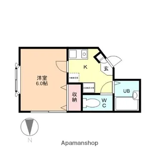 富山県富山市駒見【アパート】の間取り