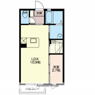 ETERNAL CITY【1階】の間取り