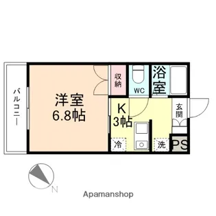 パークステイ城南【305号室】の間取り