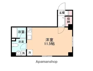 ビーナスコート黒部【204号室】の間取り