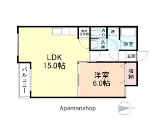 ベルフルール【3階】の間取り